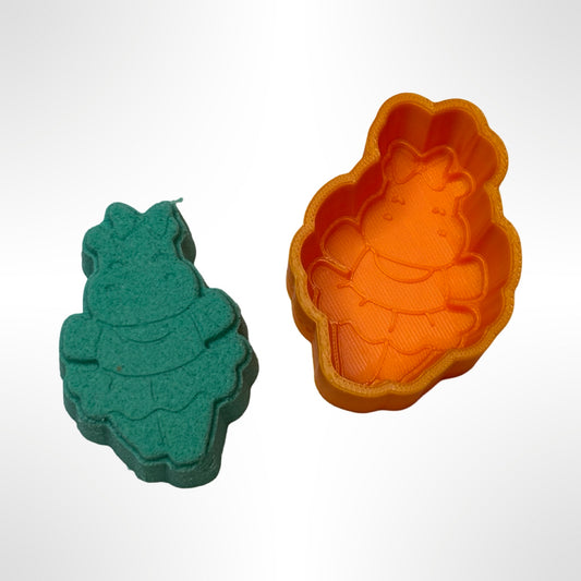 Moule à bombe de bain mini flamant rose