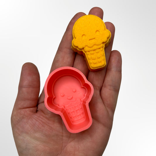 Mini Ice Cream Cone Bath Bomb Mold