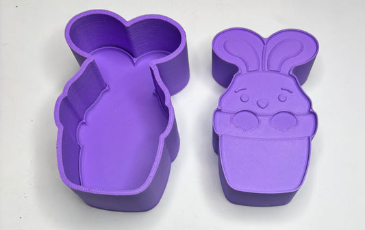DESTASH Bunny Pot - Peeking Bunny 3-Piece Bath Bomb Mold