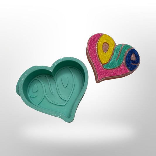 LOVE Heart Freshie Mold