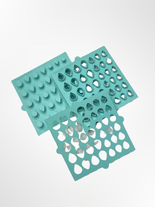 Moule à saupoudrer de gouttes de pluie