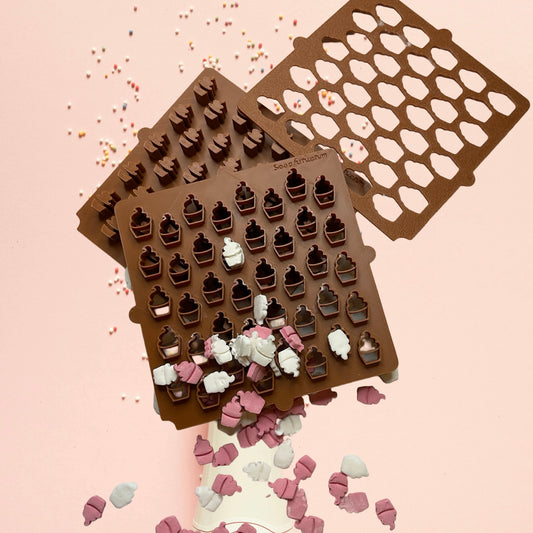 Frosted Cupcake Sprinkle Maker Mold