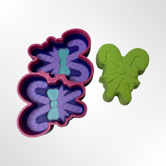 Midi Candy Canes Bath Bomb Mold STL File