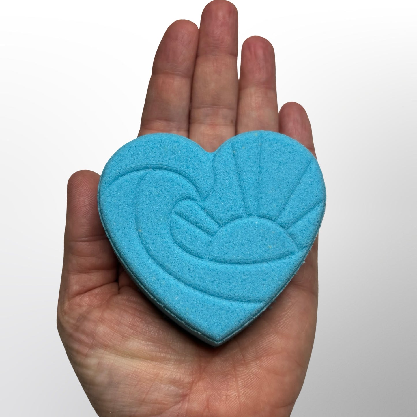Beach Wave Heart Bath Bomb Mold