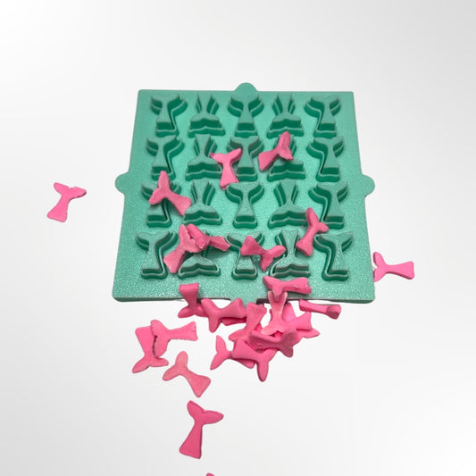 Mermaid Tail Sprinkle Maker Mold STL File