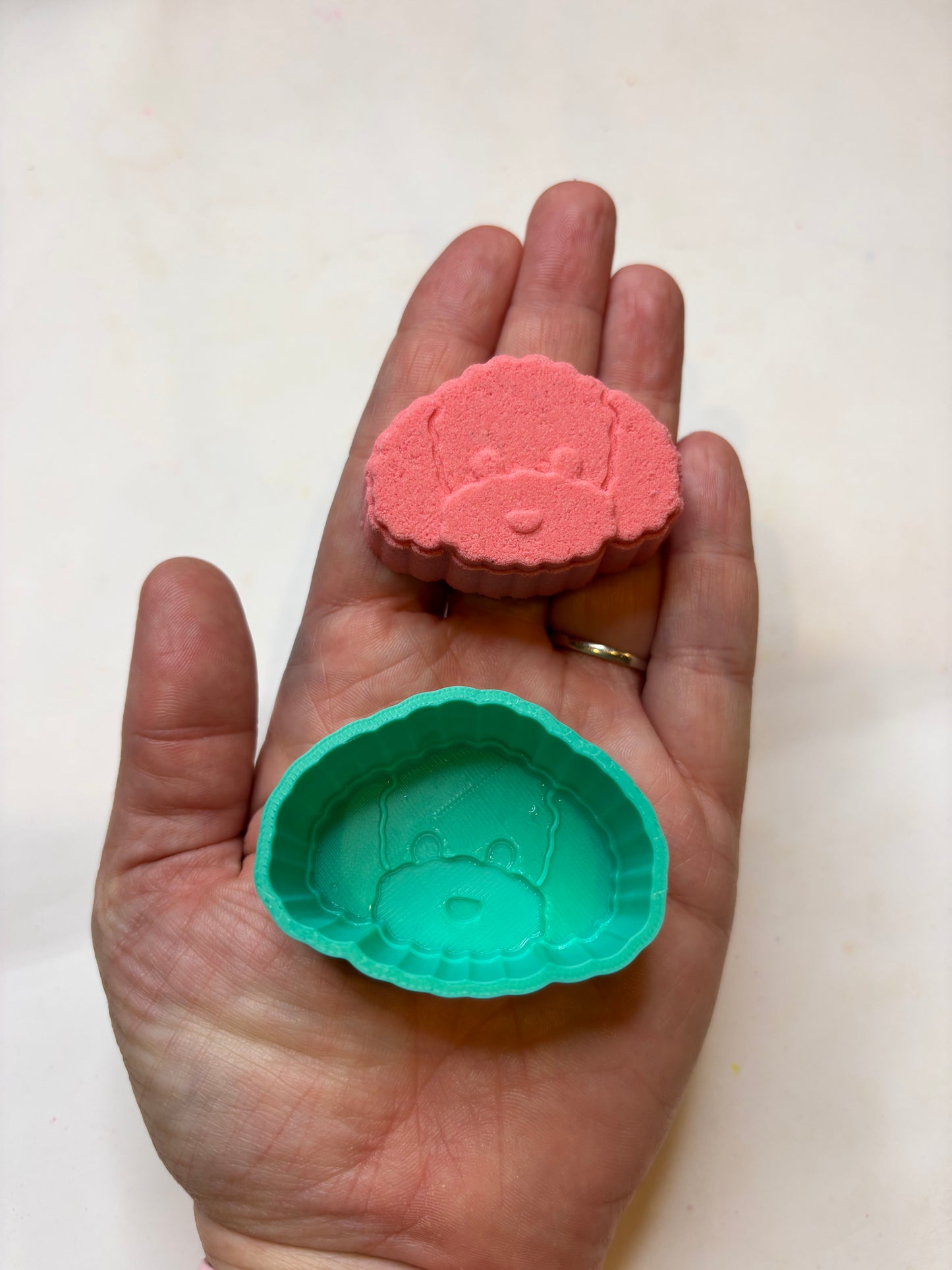Poodle Bath Bomb Mold