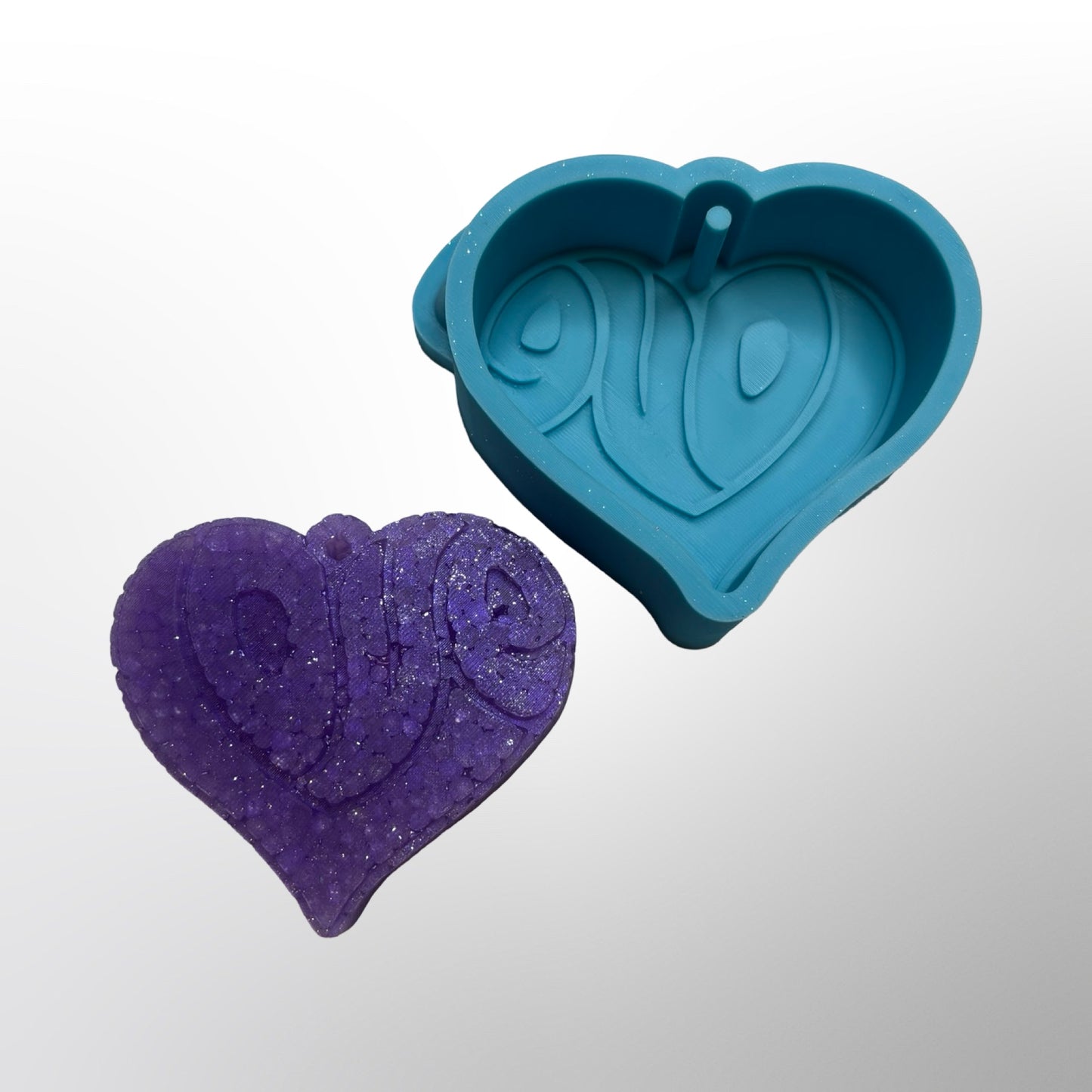 LOVE Heart Freshie Mold