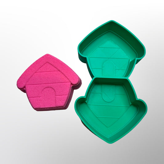Dog House Bath Bomb Mold