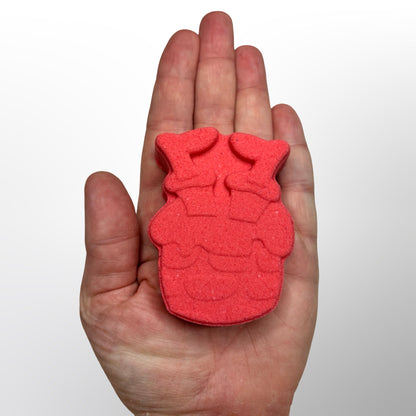 Moule de bombe de bain du Père Noël coincé