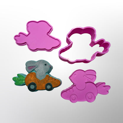 Speed Bunny Bath Bomb Mold