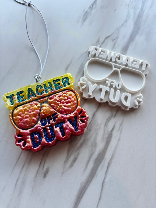 Teacher off Duty Freshie Stamp