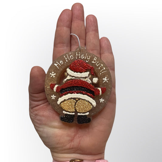 Santa Bum Ornament Freshie Mold