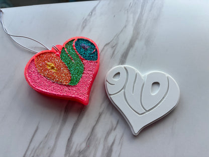 LOVE Heart Freshie Stamp