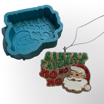 Santa's Favorite Ho Freshie Mold