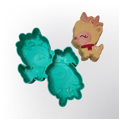 Baby Reindeer Bath Bomb Mold