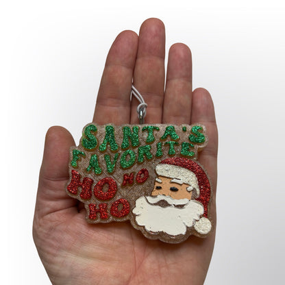 Santa's Favorite Ho Freshie Mold