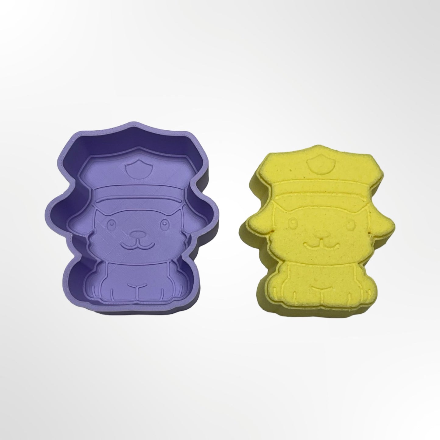 Midi Police Dog Bath Bomb Mold