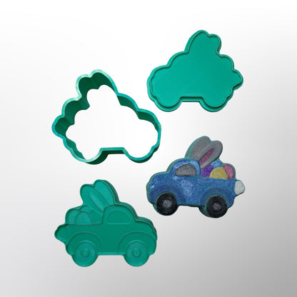 Bunny Truck Bath Bomb Mold