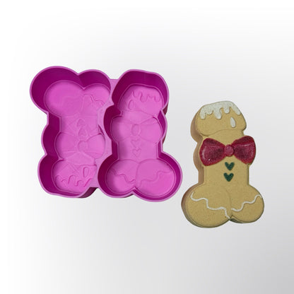 Gingerbread Penis Bath Bomb Mold