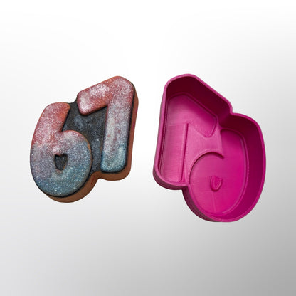 Six Seven (67) Bath Bomb Mold