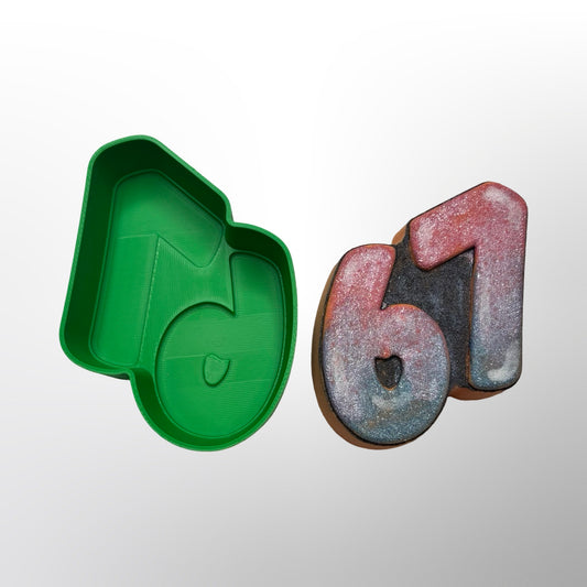 Six Seven (67) Bath Bomb Mold