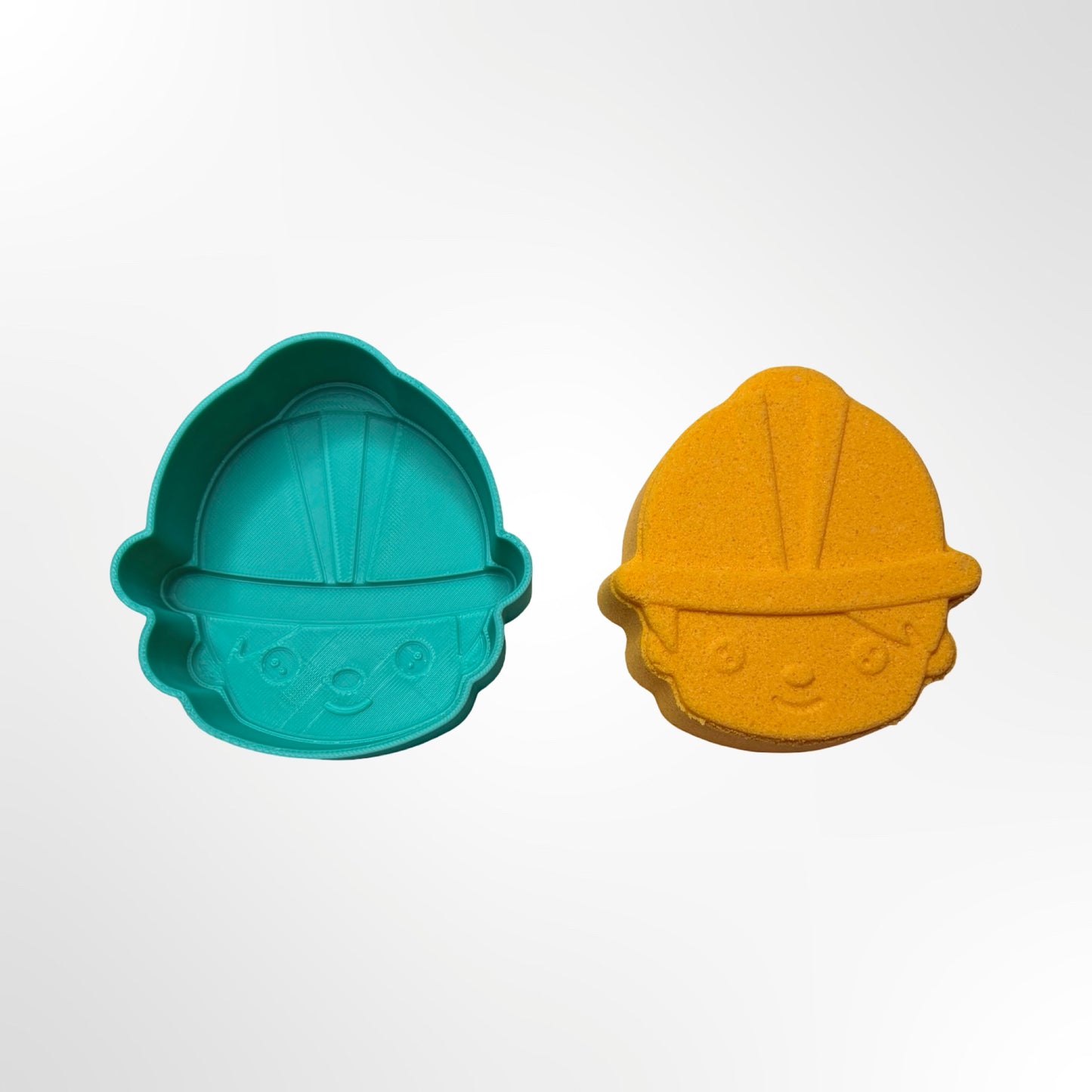 Construction Worker Bath Bomb Mold