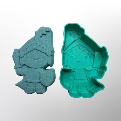Boy Knight Bath Bomb Mold