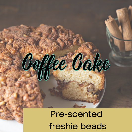 Coffee Cake Pre-scented Freshie Beads
