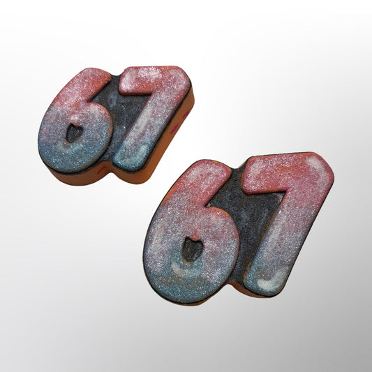 Six Seven (67) Bath Bomb Mold