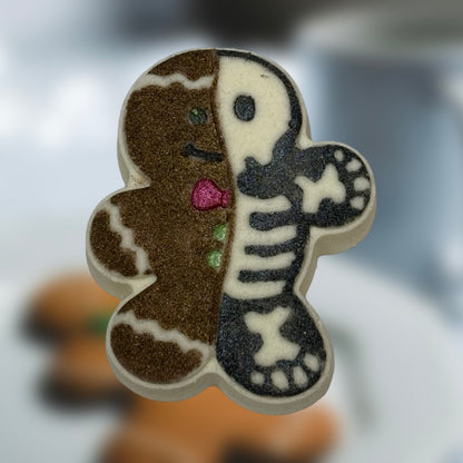 Midi Gingerbread Skeleton Bath Bomb Mold