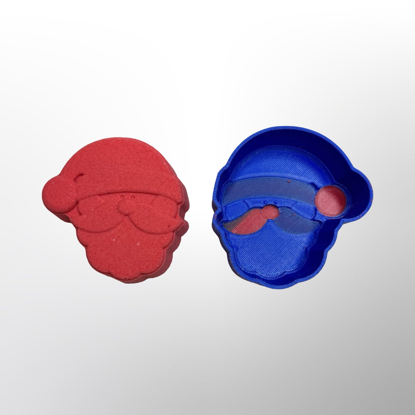 Moule pour bombe de bain du Père Noël