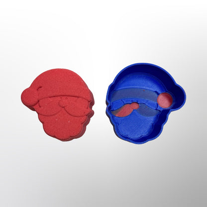 Moule pour bombe de bain du Père Noël