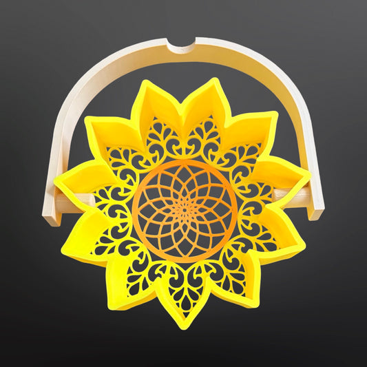 Sunflower Bubble Basket