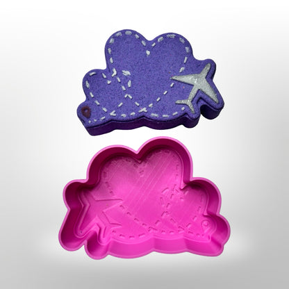 Travel Love Bath Bomb Mold