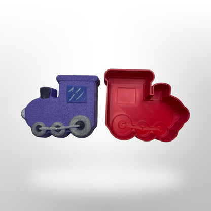 Moule à bombe de bain mini train