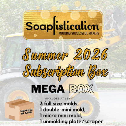 Boîte d'abonnement au moule pour bombes de bain Mega