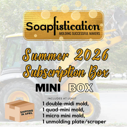 Mini Bath Bomb Molds Subscription Box