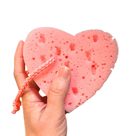 Pink Heart Sponge for Makers