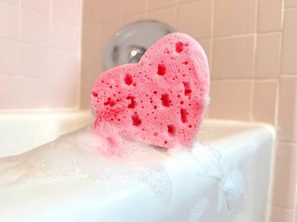 Pink Heart Sponge for Makers